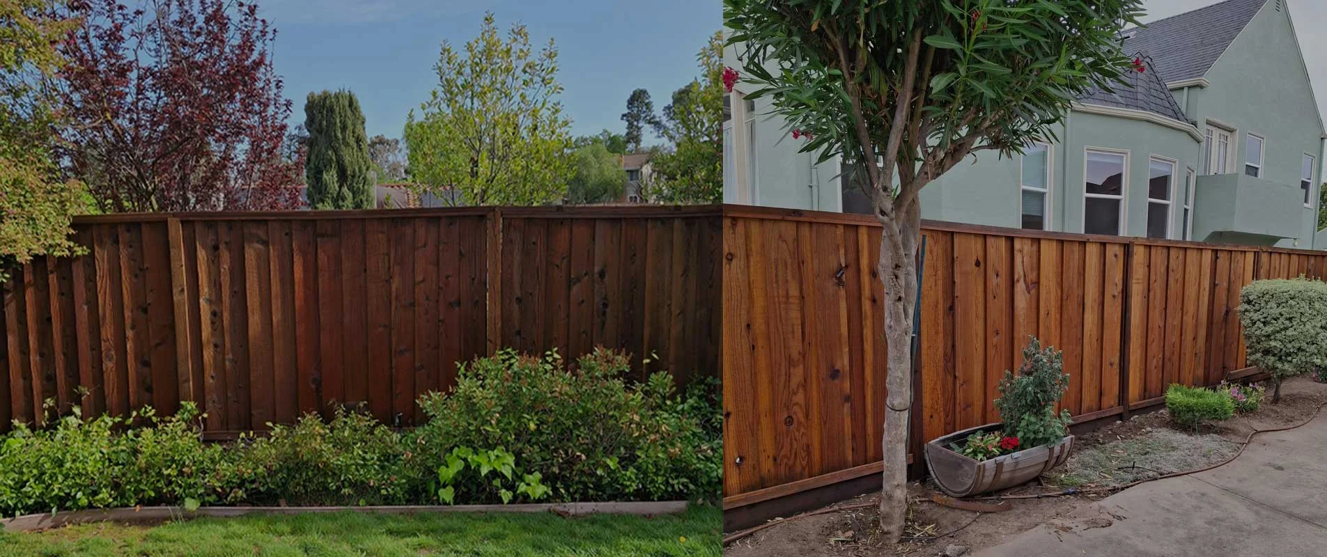 fence staining