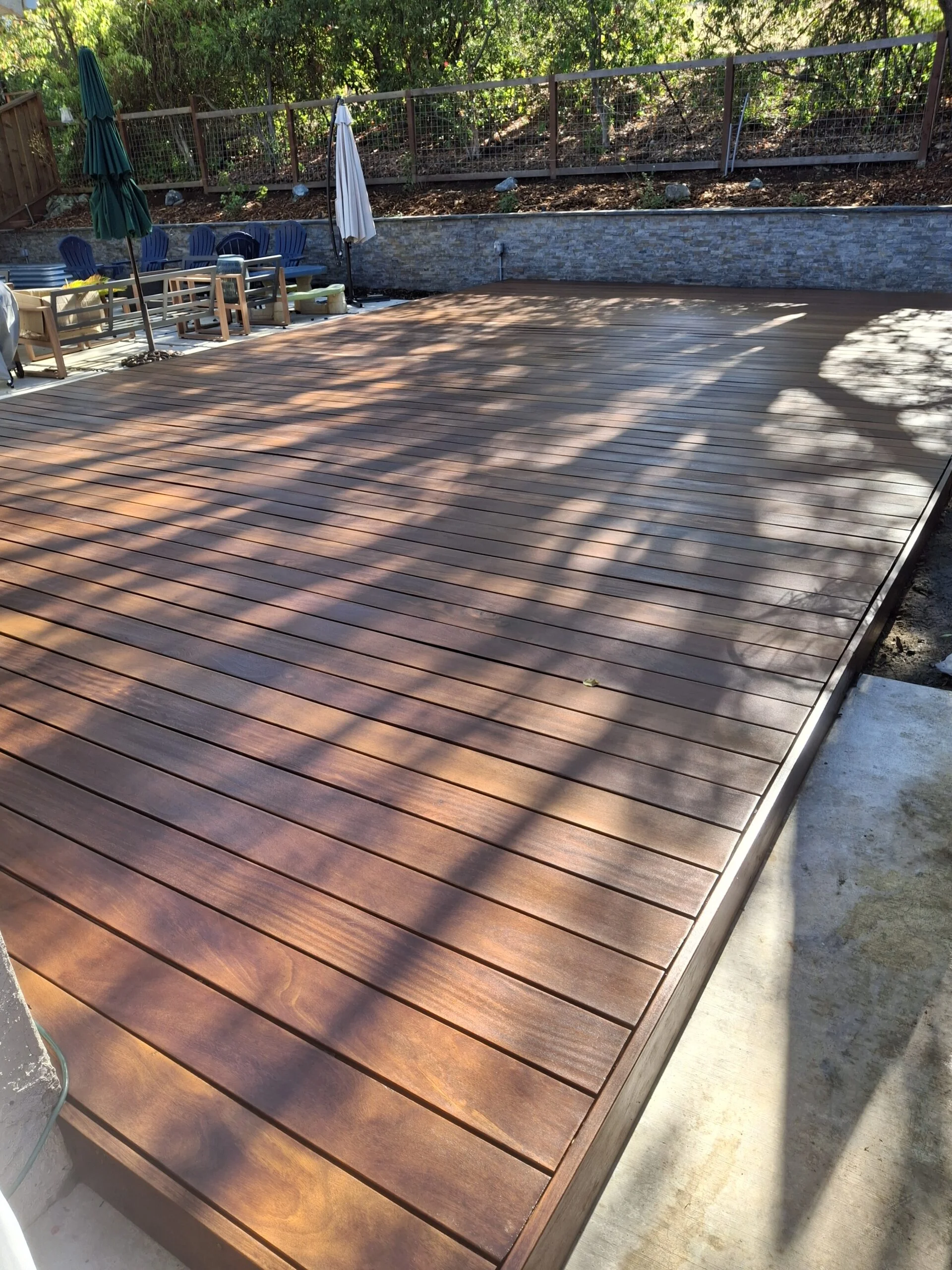 wood staining service near me