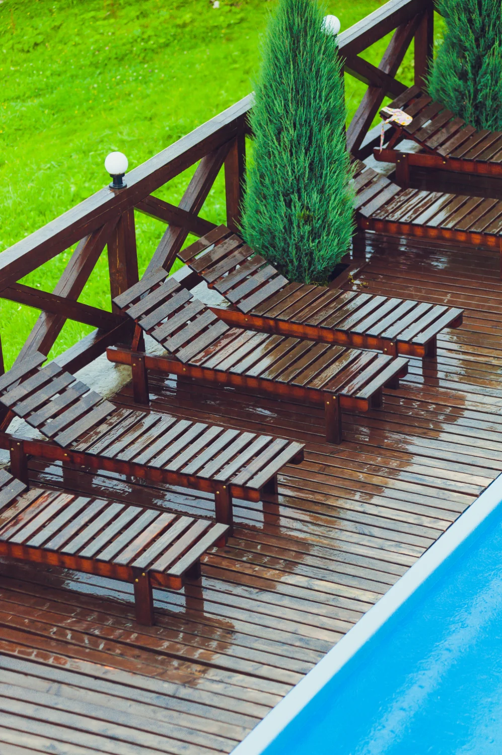 stain wood decks near me
